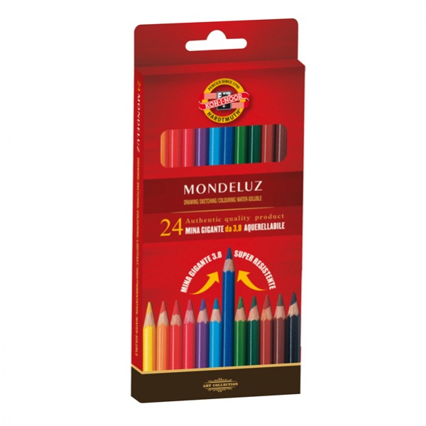 Astuccio 24 matite colorate acquarello kohinoor - Z02799