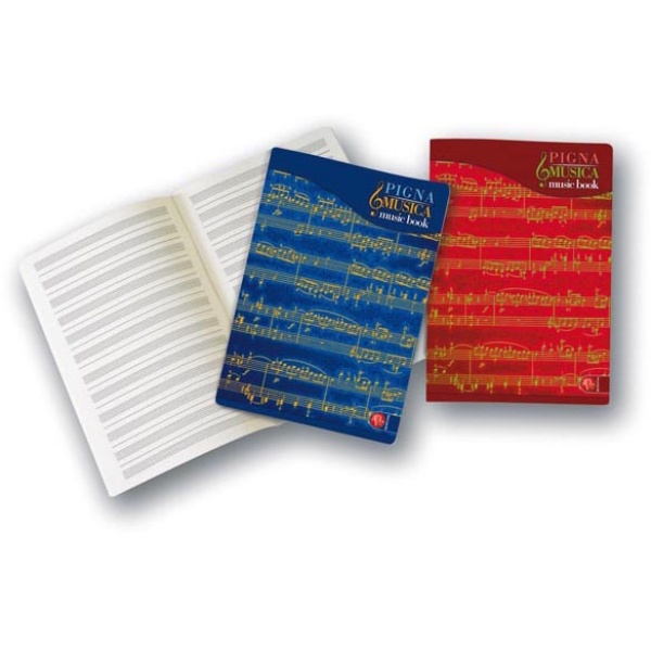 Maxiquaderno musica 21x29,7cm 32fg 100gr 12 pentagrammi - Z02804
