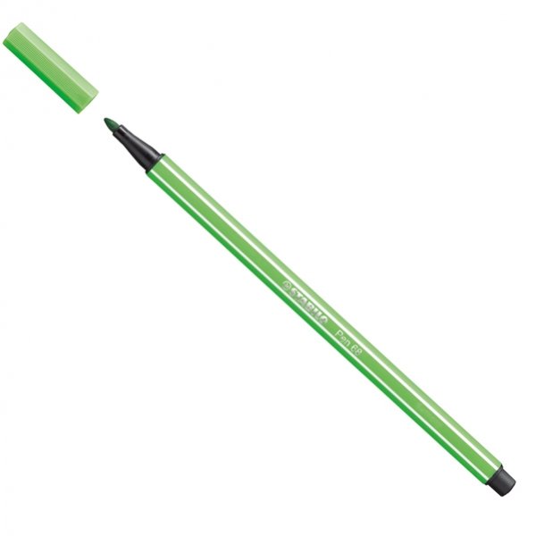 Pennarello stabilo pen 68/43 verde foglia - Z02889