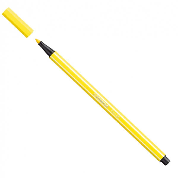 Pennarello stabilo pen 68/24 giallo limone - Z02891