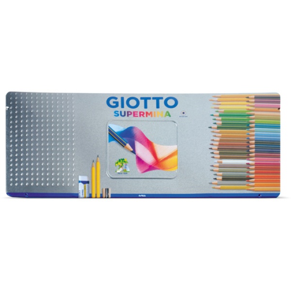 Astuccio metallo 50 pastelli supermina giotto - Z02937