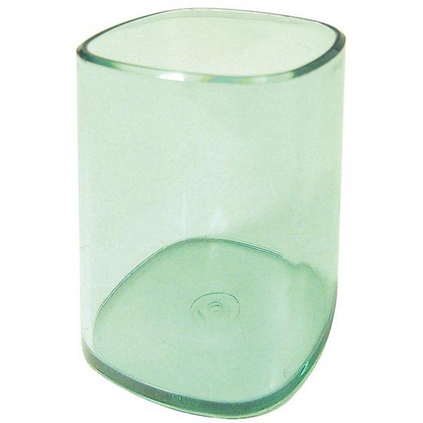 Portapenne bicchiere trasparente verde arda - Z02989