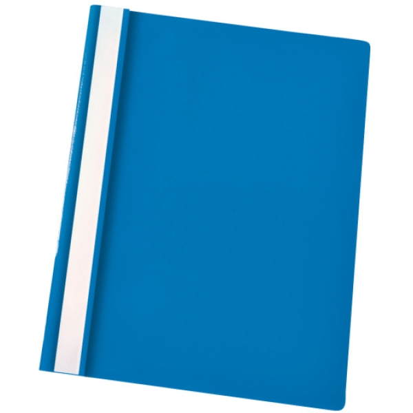 Cartellina ppl con fermafogli 21x29,7 azzurro report file esselte - Z03302