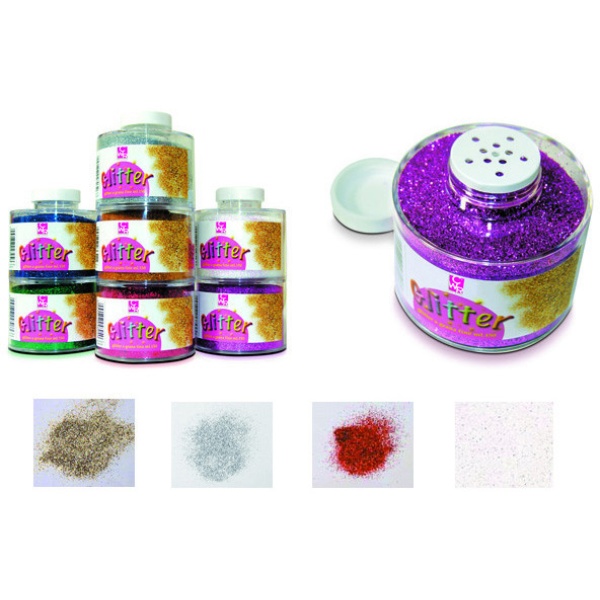 Barattolo glitter grana fine ml150 oro art 130/100 cwr - Z03314