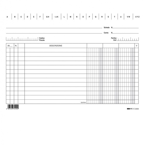 Schedario Blu A6 Orizzontale - Per 400 Biglietti, Polistirolo - Foto 8