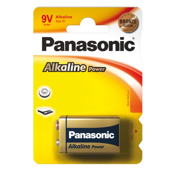 Blister pila transistor 9v alkaline panasonic - Z03488