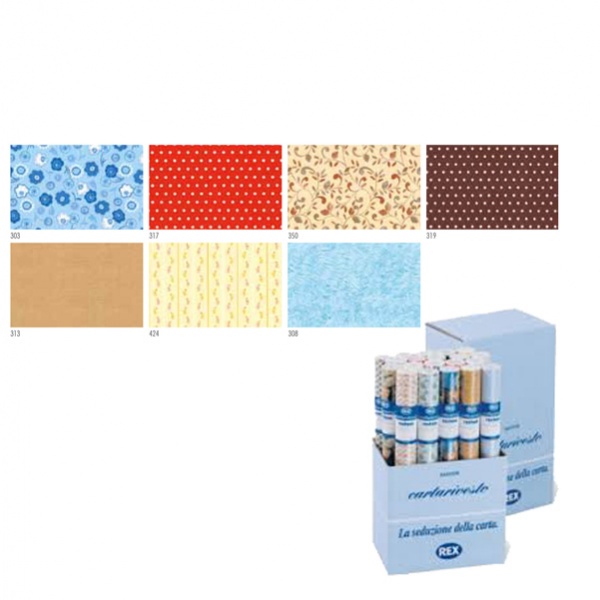 Expo 20 rt cartarivesto rextaco adesiva lavabile 49x300cm assortiti - Z03502