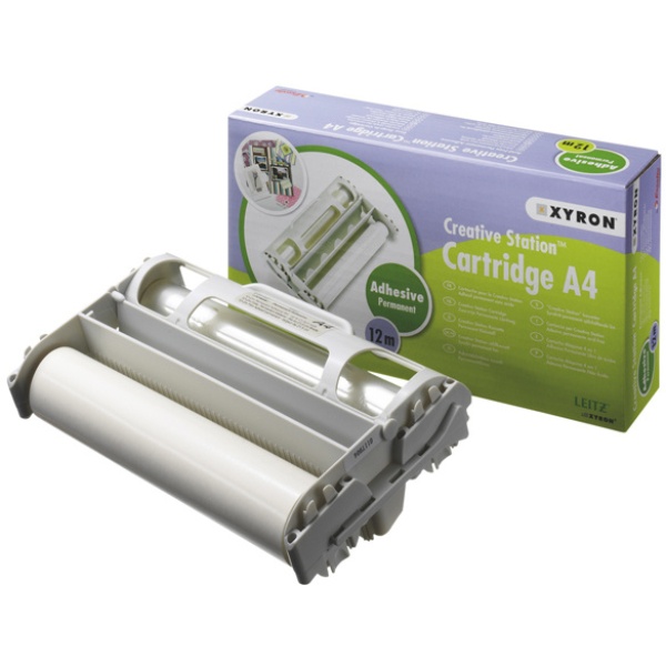 Bobina film per plast. a freddo A4 12mt lato ades.permanente xyron - Z03710