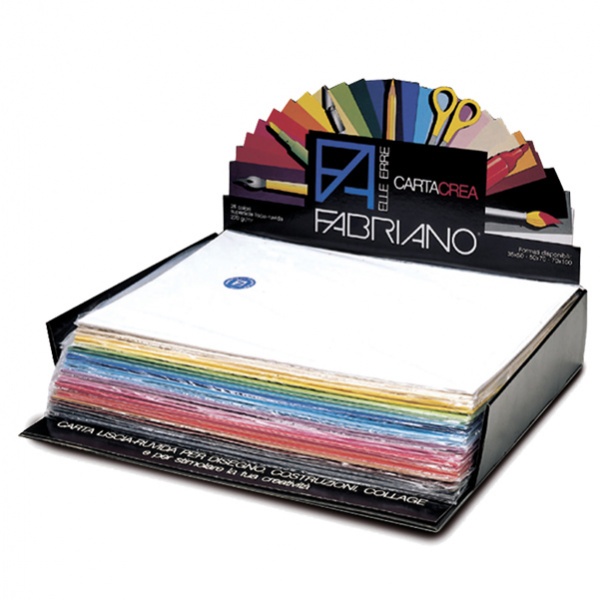 Expo 260 cartoncino cartacrea 35x50 220gr in 26 colori fabriano - Z03791