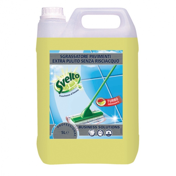Detergente pavimenti sgrassatore svelto 5 litri limone - Z03811