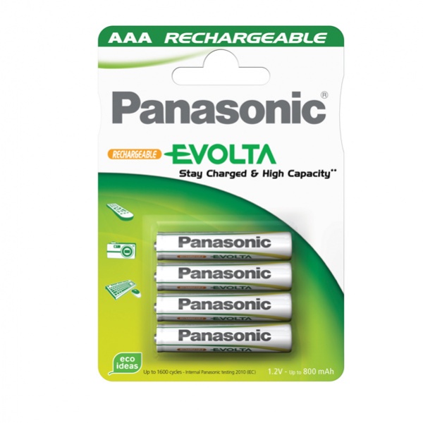 Blister 4 pile ministilo ricaricabili aaa 1,2v infinium panasonic - Z04052