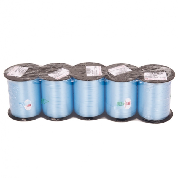 Rocca nastro splendene 10mmx250mt azzurro 25 bolis - Z04125