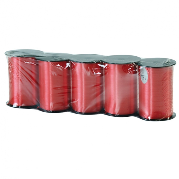 Rocca nastro splendene 10mmx250mt rosso 30 bolis - Z04129