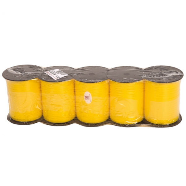 Rocca nastro splendene 10mmx250mt giallo limone 22 bolis - Z04131