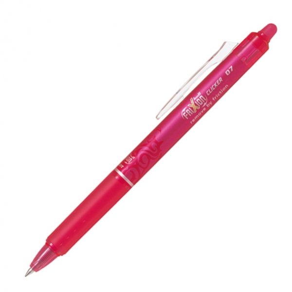 Penna sfera a scatto frixionball clicker 0,7mm rosa pilot - Z04213