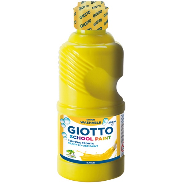 Tempera pronta 250ml lavabile giotto giallo - Z04244