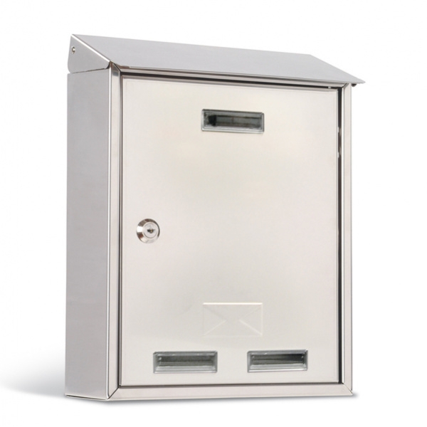 Cassetta postale 27,5x35x12cm inox serie elios - Z04433