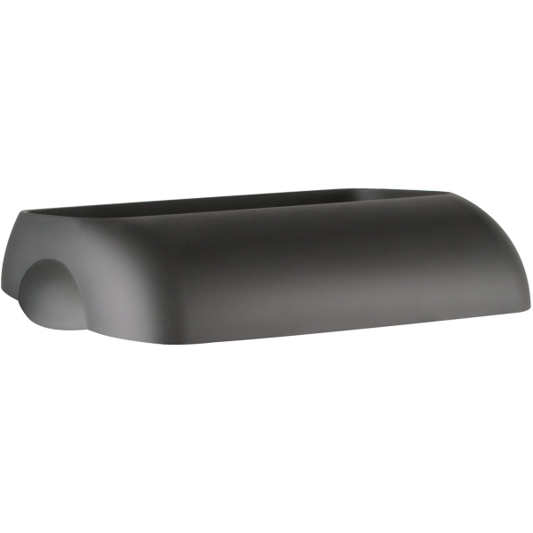 Coperchio per cestino gettacarte 23lt black soft touch - Z04512