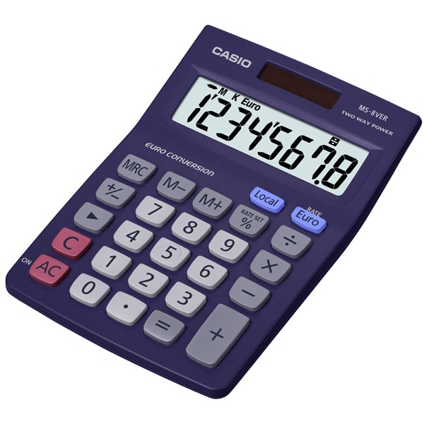 Calcolatrice da tavolo ms-8verii 8cifre casio - Z04516