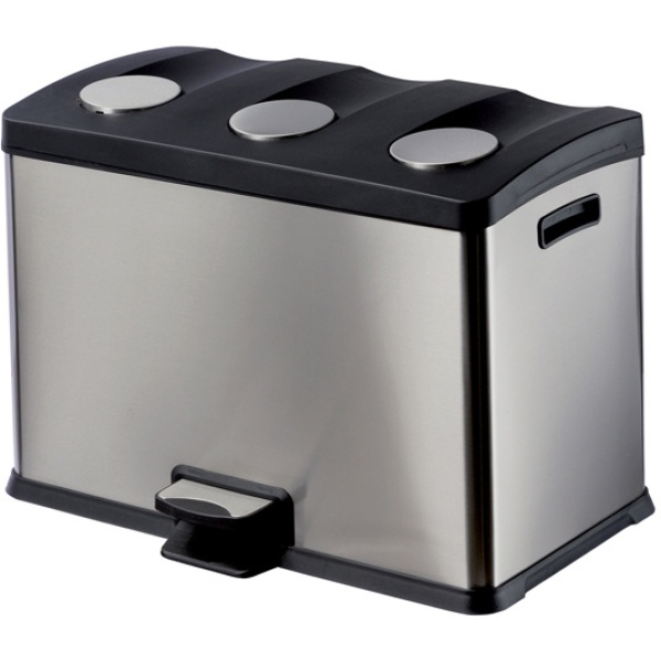 Pattumiera a pedale multiflux 3x12lt - Z04571
