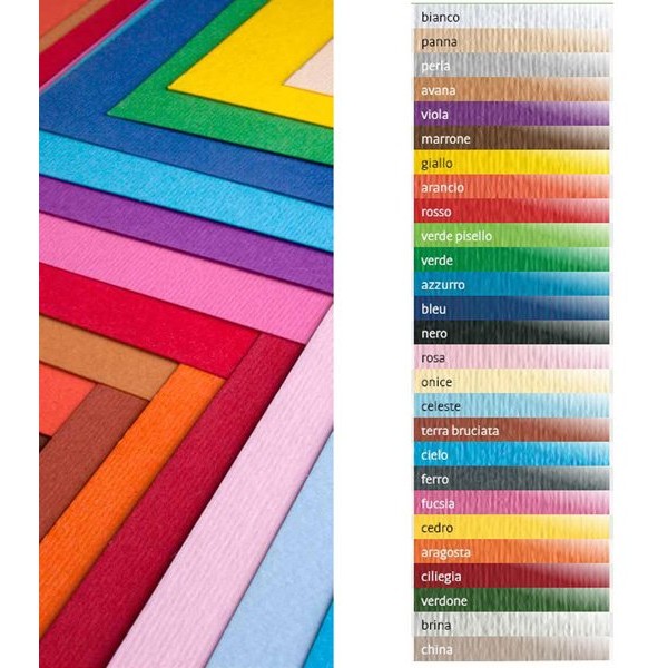Blister 20fg cartoncino 50x70 220gr ciliegia 27 fabriano elle erre - Z04589