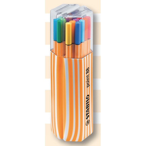 Astuccio twin-pack 20 pennarelli stabilo point 88 - Z04624