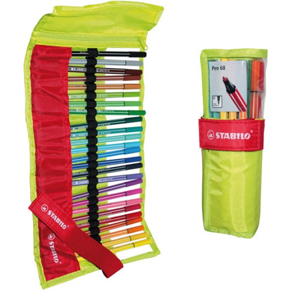 Rotolo verde 25 pennarelli stabilo® pen 68 - Z04777