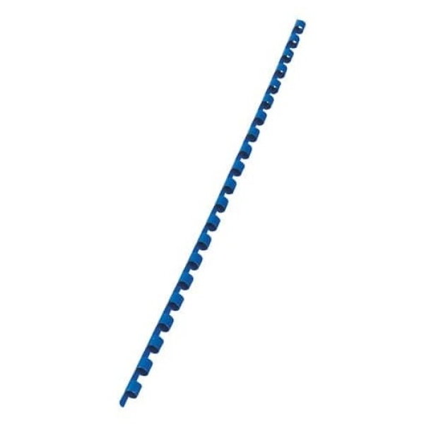 50 dorsi plastici 21 anelli 32mm blu titanium - Z04849