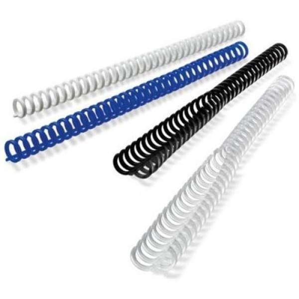 Scatola 50 dorsi spirale clickbind 12mm effetto ghiaccio - Z05041