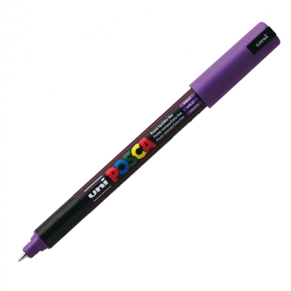 Marcatore uni posca pen pc1m viola ultra fine - Z05074