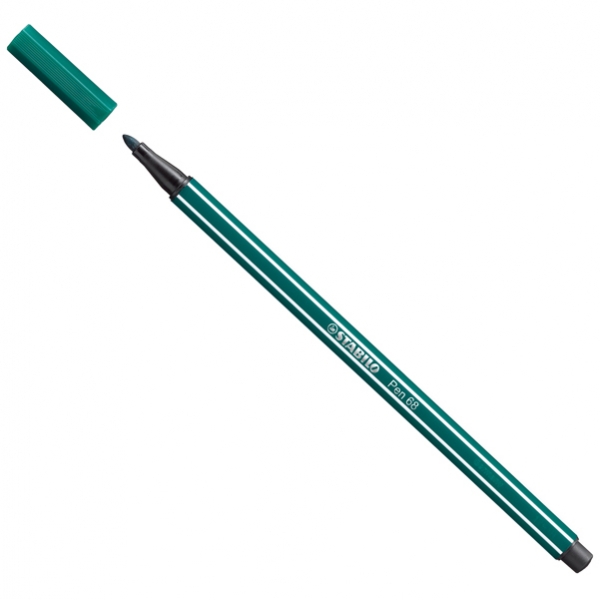 Pennarello stabilo pen 68/53 verde turchese - Z05119