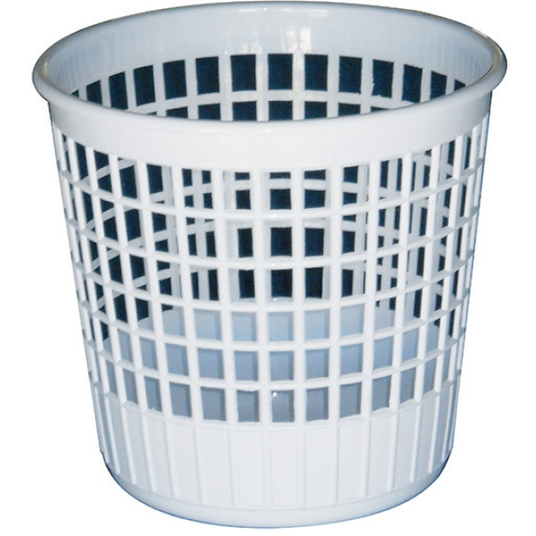 Gettacarte traforato bianco 12lt - Z05209