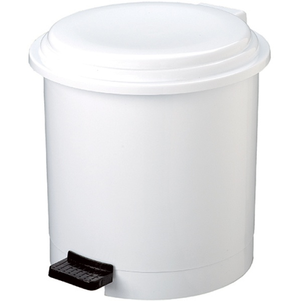 Pattumiera a pedale ruf in ppl bianco 12lt - Z05221