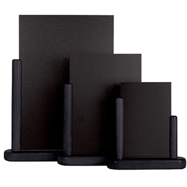 Lavagna da tavolo nero A4-27,5x32x7cm elegant securit - Z05440