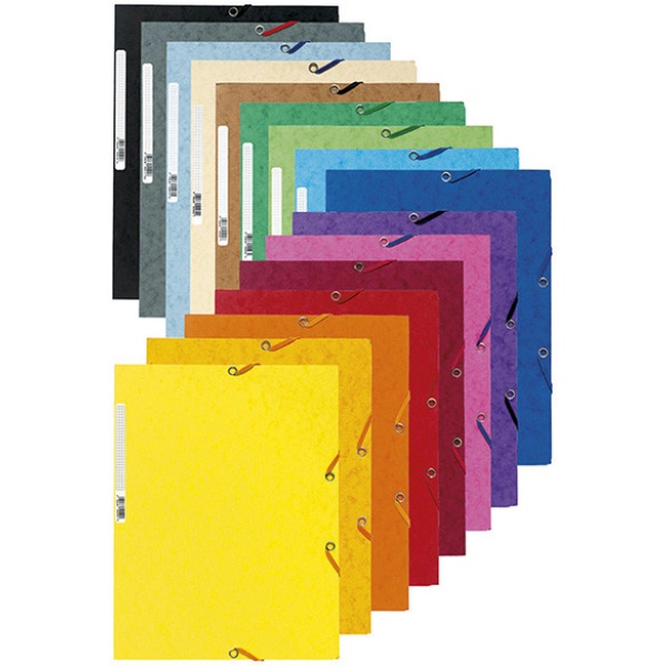 Cartelline 3 lembi con elastico Exacompta 55501E