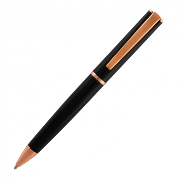 Penna sfera impressa™ nero-rosegold punta m monteverde - Z05669