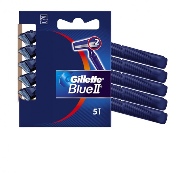 Gillette blue ii standard - kit 5 rasoi usagetta - Z05716