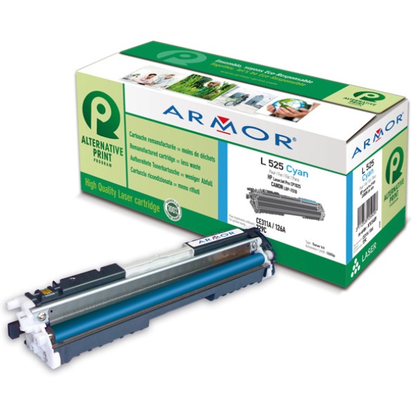 Toner ciano armor per hp laserjet pro cp1025 - Z06006