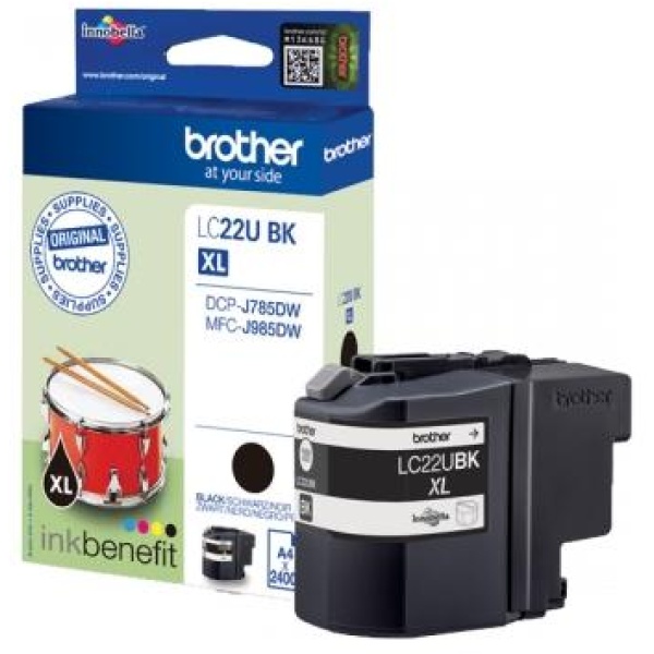 Brother Cartuccia d'inchiostro Brother Lc-1100Hybk Nero Twinpack 2X