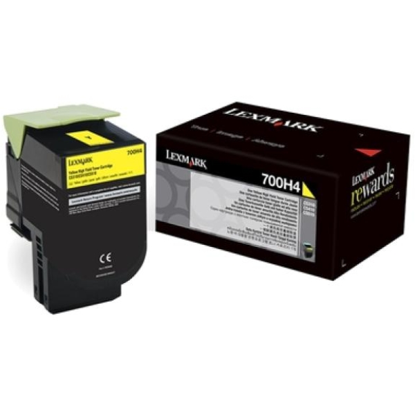 Toner Lexmark 800H4 (80C0H40) giallo - Z07361