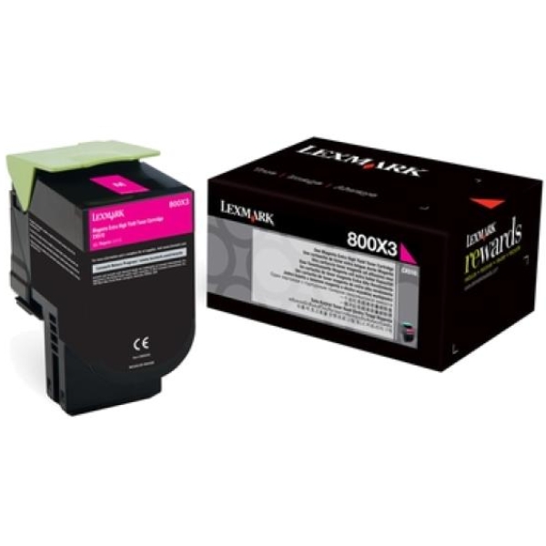 Toner Lexmark 800X3 (80C0X30) magenta - Z07368