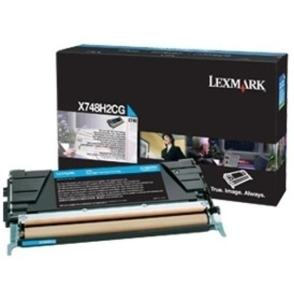 Toner Lexmark X748 (X748H2CG) ciano - Z07627