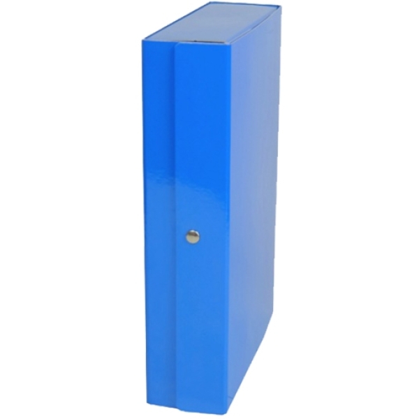 5 scatole in cartone con coperchio azzurra