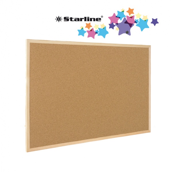 Lavagna sughero 40x60cm starline - Z09261