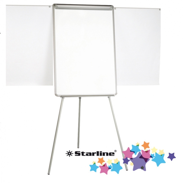 Lavagna portablocco 70x102cm c/bracci estens. starline - Z09269