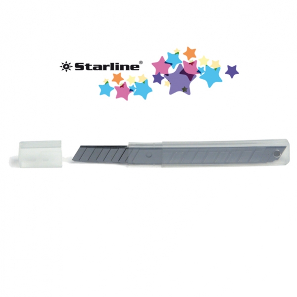 BLISTER 10 LAME 9MM UNIVERSALI PER CUTTER STARLINE - Z09280