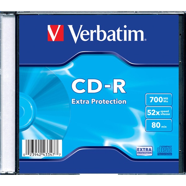 Scatola 200 cd-r datalife single pack slim case 1x-48x 700mb serigrafato - Z09438
