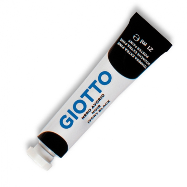 Tempera giotto tubo 7 (21ml) nero 24 - Z09651