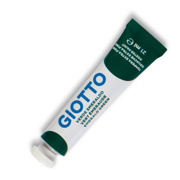 Tempera giotto tubo 7 (21ml) verde smeraldo 14 - Z09741