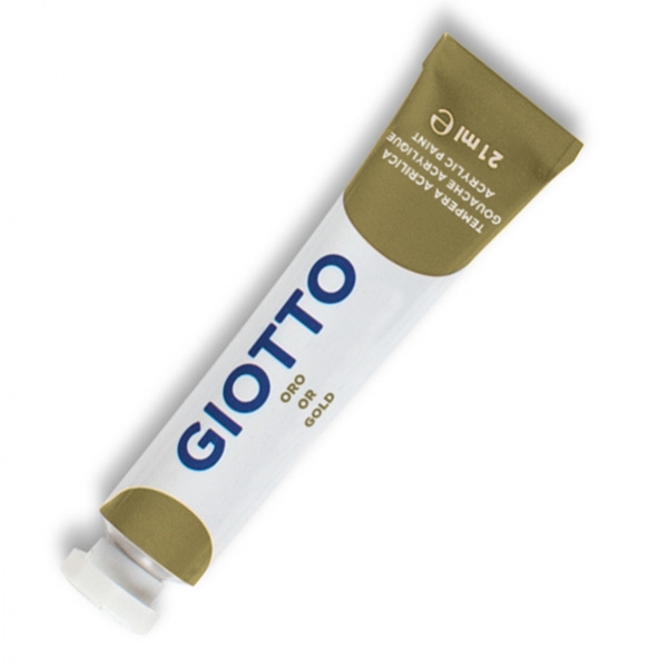 Tempera acrilica giotto tubo 21ml oro - Z09880